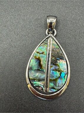 Necklace Lia Sophia "Chameleon" Silver Teardrop Pendant